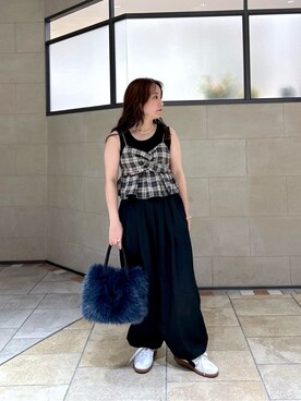 「GALLEST（ギャレスト）のアイテム（ハンドバッグ）」を使った、yonegallestjpさん（レディース・151cm）の秋コーディネート