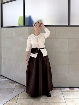 「GALLEST（ギャレスト）のアイテム」を使った、yoneさん（レディース・151cm）の秋コーディネート