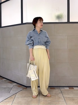 「INDIVI（インディヴィ）のアイテム」を使った、yonegallestjpさん（レディース・151cm）の春コーディネート