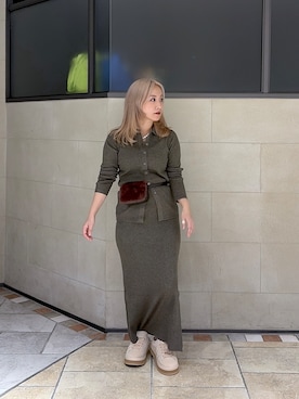 「GALLEST（ギャレスト）のアイテム」を使った、yoneさん（レディース・151cm）の秋コーディネート