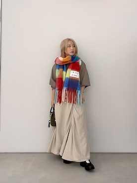 「GALLEST（ギャレスト）のアイテム」を使った、yoneさん（レディース・151cm）の秋コーディネート