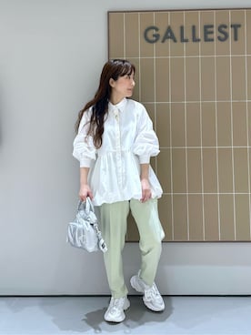 「LACOSTE（ラコステ）のアイテム」を使った、yonegallestjpさん（レディース・151cm）の春コーディネート