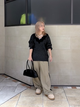 「GALLEST（ギャレスト）のアイテム」を使った、yoneさん（レディース・151cm）の秋コーディネート
