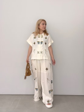 「GALLEST（ギャレスト）のアイテム」を使った、yonegallestjpさん（レディース・151cm）の夏コーディネート