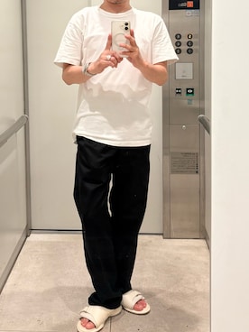「CROSS & STITCH（クロスステッチ）のアイテム」を使った、takamuraさん（メンズ・164cm）の夏コーディネート