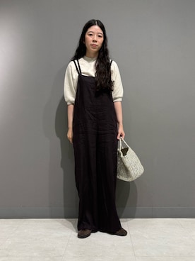 「かぐれ（カグレ）のアイテム（バッグ）」を使った、うらさん（レディース・160cm）の春コーディネート