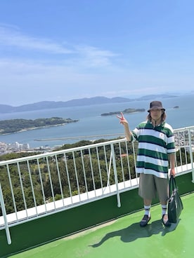 「POLO RALPH LAUREN（ポロ ラルフ ローレン）のアイテム（ポロシャツ、グリーン系）」を使った、ようさん（メンズ・177cm）の秋コーディネート