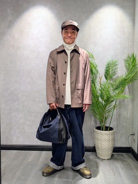 三谷義勝さん（メンズ・174cm）の秋コーディネート