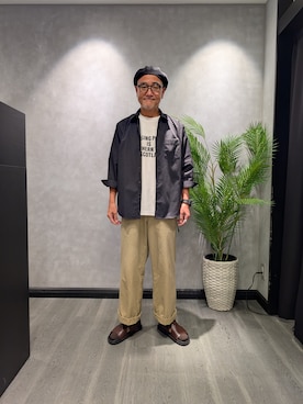 三谷義勝さん（メンズ・174cm）の夏コーディネート
