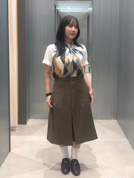 「RODE SKO（ロデスコ）のアイテム」を使った、azumiさん（レディース・148cm）の夏コーディネート
