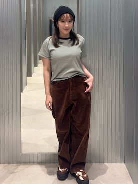 「URBAN RESEARCH Sonny Label（アーバンリサーチサニーレーベル）のアイテム（Tシャツ/カットソー）」を使った、azumiさん（レディース・148cm）の秋コーディネート