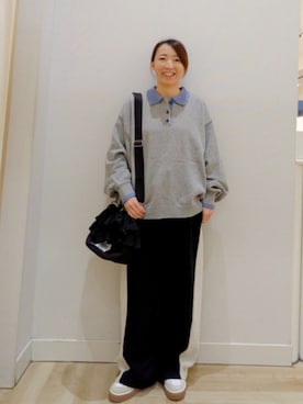「Java（ジャバ）のアイテム」を使った、とよさん（レディース・152cm）の秋コーディネート
