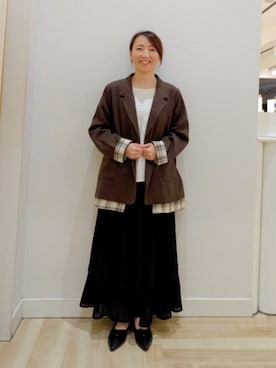 「classicalelf（クラシカルエルフ）のアイテム」を使った、とよさん（レディース・152cm）の秋コーディネート
