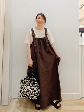 「Java（ジャバ）のアイテム」を使った、とよさん（レディース・152cm）の夏コーディネート