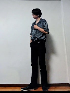 「SOCCE（ソーシー）のアイテム」を使った、hideakiさん（メンズ・183cm）の秋コーディネート