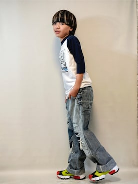 唯智さん（キッズ・145cm）の秋コーディネート
