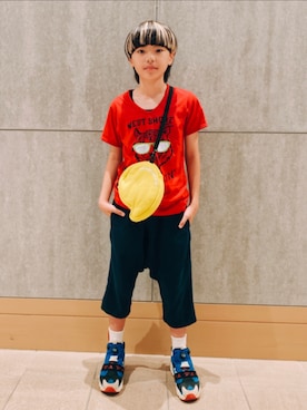 唯智さん（キッズ・143cm）の夏コーディネート