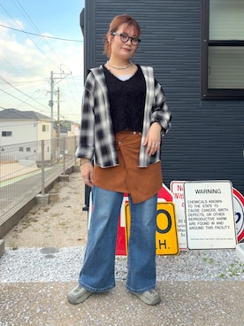 「BACK NUMBER（バックナンバー）のアイテム」を使った、leo1484さん（レディース・170cm）の秋コーディネート