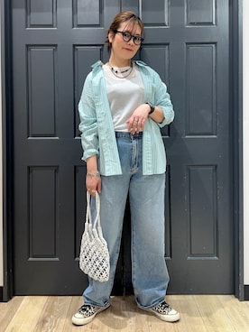 「EDWIN（エドウィン）のアイテム」を使った、leo1484さん（レディース・170cm）の夏コーディネート
