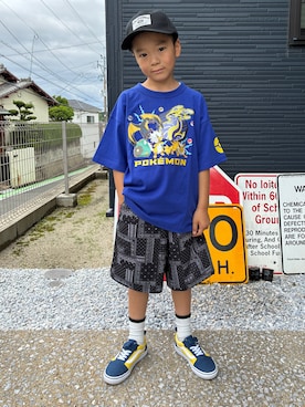 「Right-on（ライトオン）のアイテム」を使った、leo1484さん（キッズ・125cm）の夏コーディネート