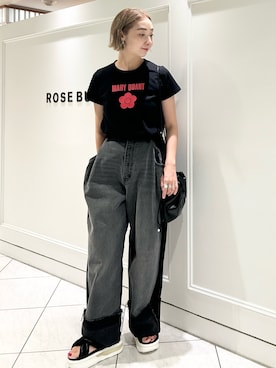 「ROSE BUD（ローズバッド）のアイテム」を使った、emi2527さん（レディース・161cm）の夏コーディネート