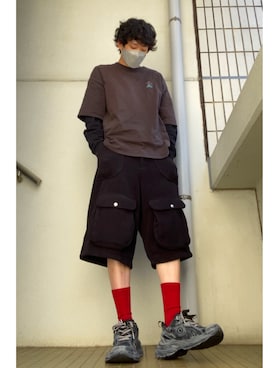 「ショーツ」｜黒羊さん（メンズ・177cm）の秋コーディネート