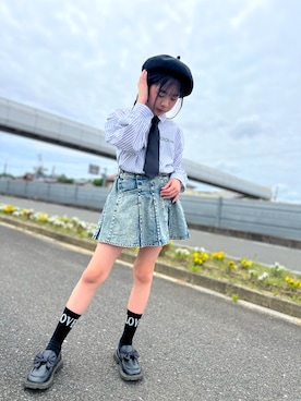 ゆづきさん（キッズ・136cm）の夏コーディネート
