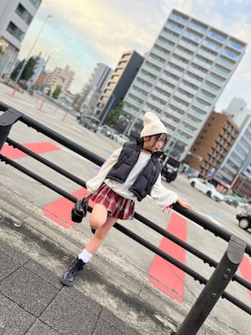 ゆづきさん（骨格ウェーブ・キッズ・130cm）の秋コーディネート