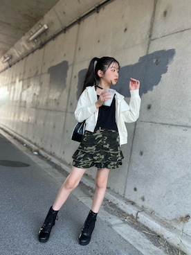 「algy（アルジー）のアイテム」を使った、ゆづきさん（キッズ・136cm）の秋コーディネート