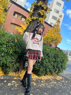 「アイテム（スカート）」を使った、ゆづきさん（キッズ・132cm・10代）の冬コーディネート