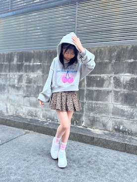 「アイテム（スカート）」を使った、ゆづきさん（キッズ・130cm）の冬コーディネート