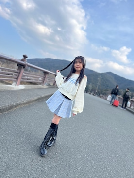 ゆづきさん（キッズ・132cm）の春コーディネート