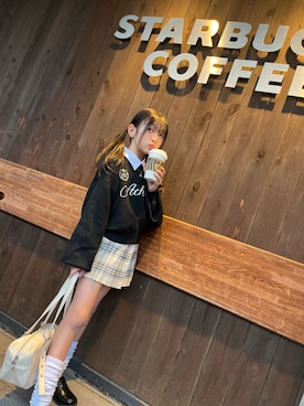 「repipi armario（レピピ アルマリオ）のアイテム」を使った、ゆづきさん（キッズ・132cm）の冬コーディネート