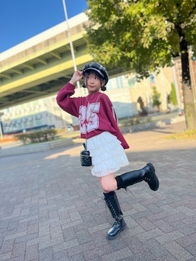 ゆづきさん（骨格ウェーブ・キッズ・130cm）の冬コーディネート