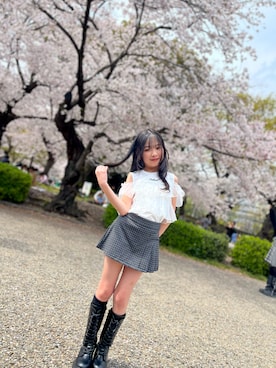 「GAP（ギャップ）のアイテム」を使った、ゆづきさん（キッズ・133cm）の春コーディネート