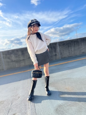 「アイテム（スカート）」を使った、ゆづきさん（キッズ・132cm・10代）の冬コーディネート