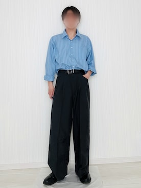 「Dr. Martens（ドクターマーチン）のアイテム（シューズ、ブラック系）」を使った、たかさん（メンズ・174cm）の春コーディネート
