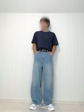 「GAP（ギャップ）のアイテム（トップス）」を使った、たかさん（メンズ・174cm）の夏コーディネート