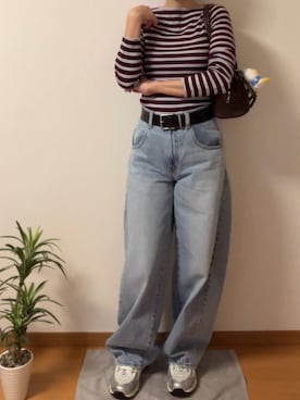 「H&M（エイチ・アンド・エム）のアイテム（トップス）」を使った、アンさん（レディース・160cm）の秋コーディネート