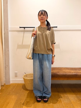 もえさん（レディース・159cm）の夏コーディネート