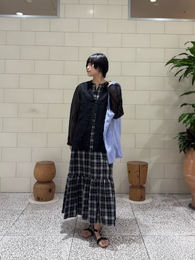 ちなさん(レディース・163cm)の夏コーディネート