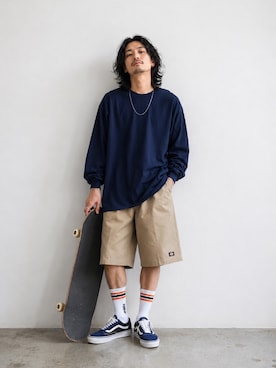 「AVIREX（アヴィレックス）のアイテム」を使った、tatsukiさん（メンズ・171cm）の秋コーディネート