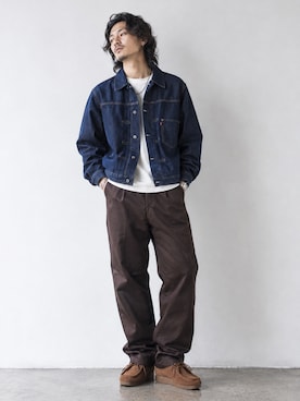 「GILDAN（ギルダン）のアイテム」を使った、tatsukiさん（メンズ・171cm）の秋コーディネート