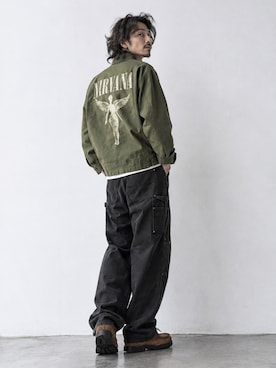 「orSlow（オアスロウ）のアイテム」を使った、tatsukiさん（メンズ・172cm）の秋コーディネート