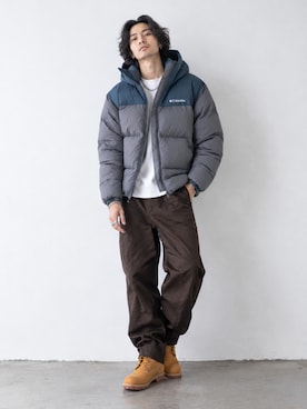 「Columbia（コロンビア）のアイテム」を使った、tatsukiさん（メンズ・171cm）の秋コーディネート