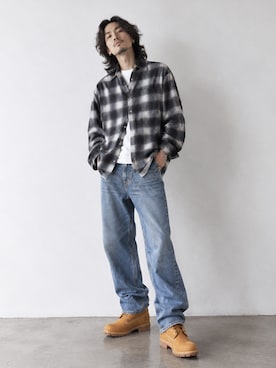 「FIVE BROTHER（ファイブブラザー）のアイテム」を使った、tatsukiさん（メンズ・171cm）の秋コーディネート