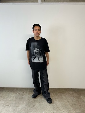 「ROOPTOKYO（ループトウキョウ）のアイテム」を使った、山口樹生さん（メンズ・169cm）の春コーディネート