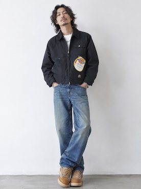 「アイテム（その他アウター）」を使った、tatsukiさん（メンズ・171cm）の秋コーディネート