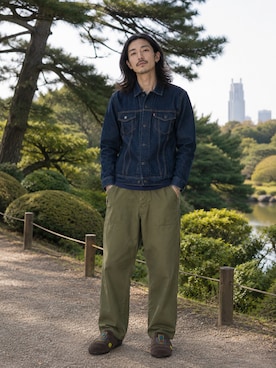 「orSlow（オアスロウ）のアイテム」を使った、tatsukiさん（メンズ・171cm）の夏コーディネート