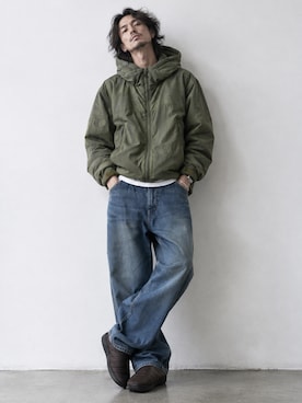 「WILD THINGS（ワイルドシングス）のアイテム（ジャケット/アウター）」を使った、tatsukiさん（メンズ・172cm）の秋コーディネート